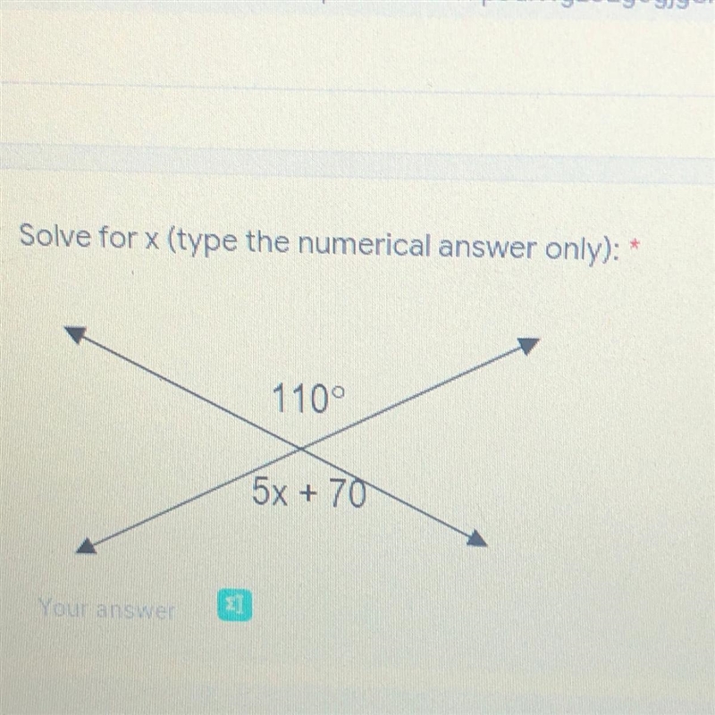 Solve for x (type the numerical answer only):*-example-1