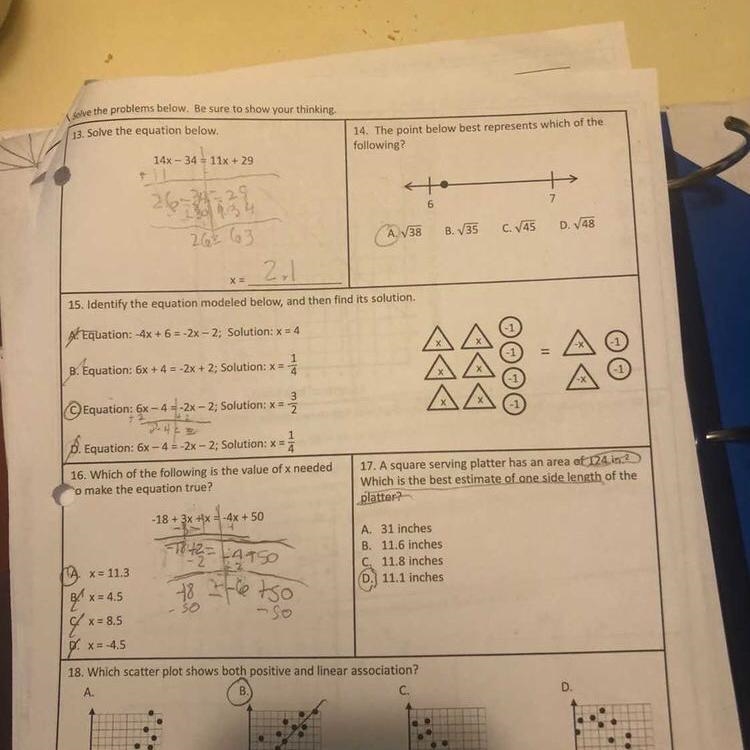 Answers or correcting?-example-1