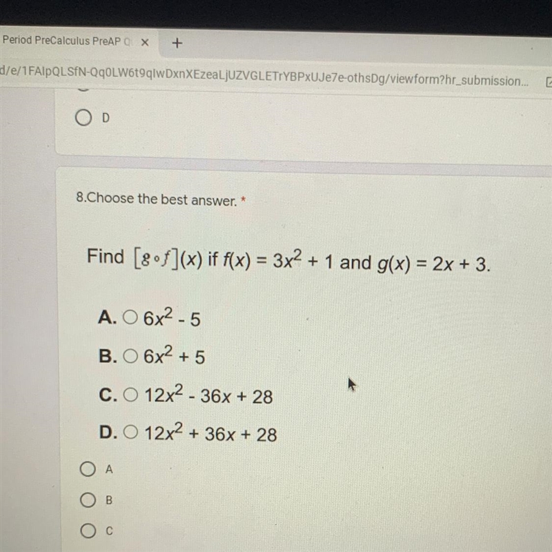 This is precal I really need the help ASAP I include the pic of the question-example-1