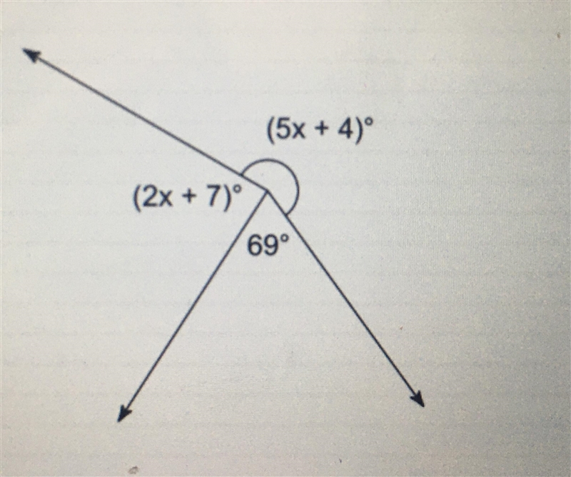 Find the value of x The answer is 40. I need to show my work-example-1