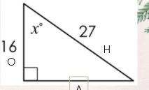 Solve the right angle trig problem.-example-1