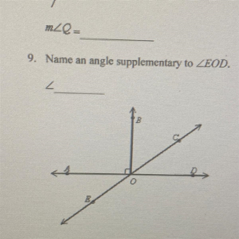 Name an angle supplementary to /EOD-example-1