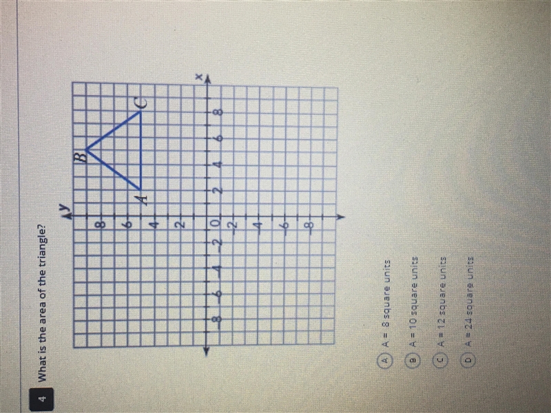 What is the area of the triangle-example-1