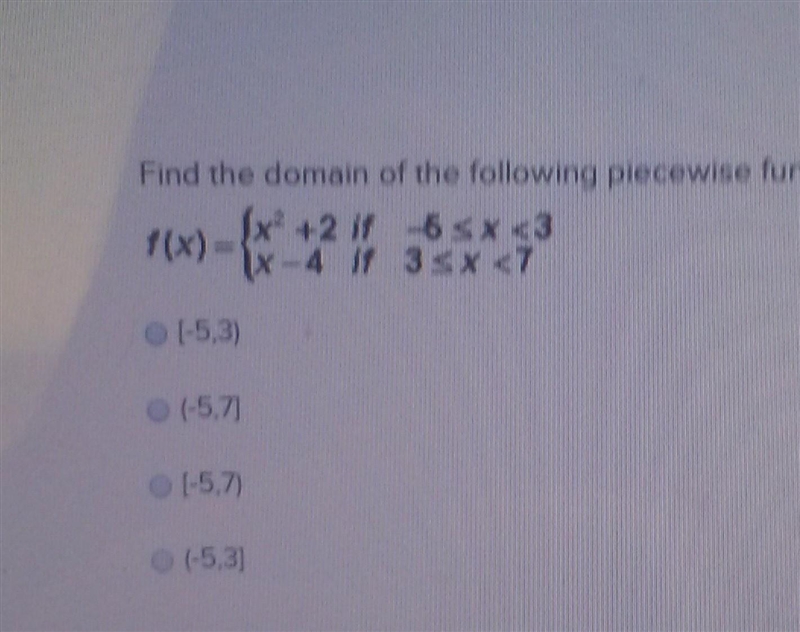 Find the domain of the following function. ​-example-1