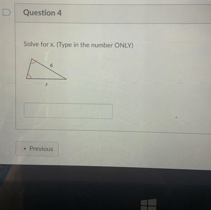 Solve for x. (Type in the number ONLY)-example-1