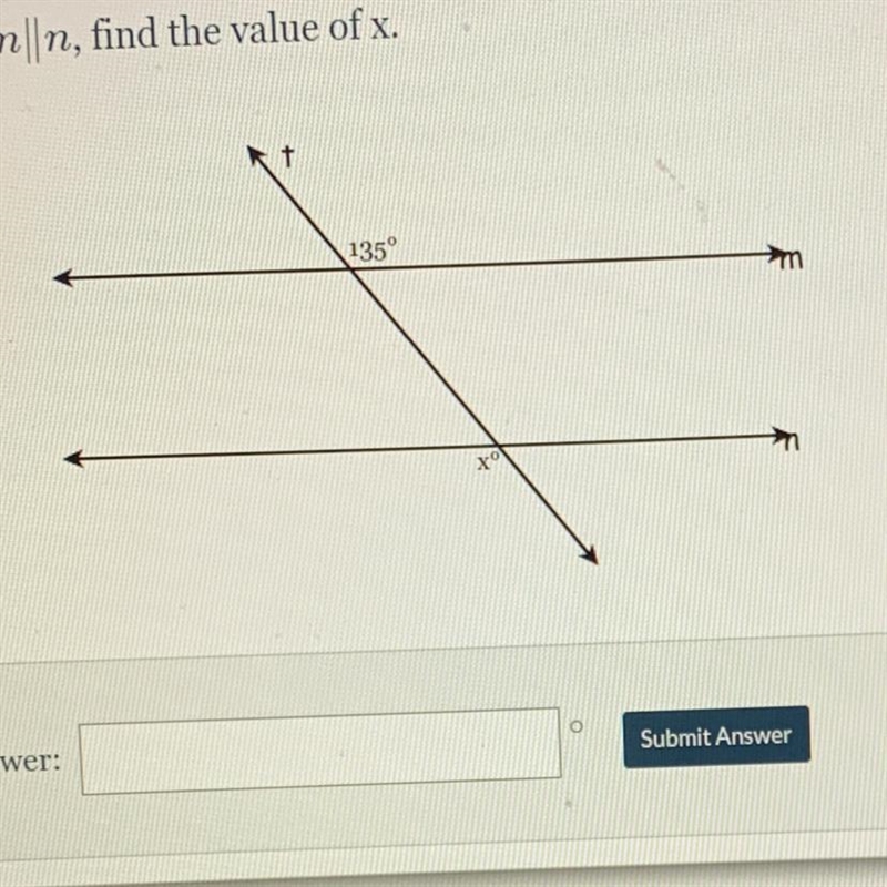 Given m|n, find the value of x.-example-1