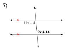 First identify the angle RELATIONSHIP, then find the measure of the angle indicated-example-1