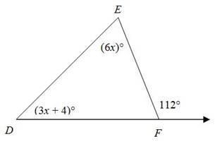 Solve for x in the figure below.-example-1