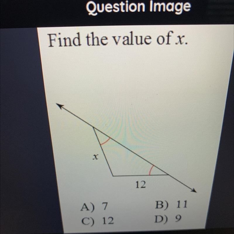 Find the value of x?-example-1