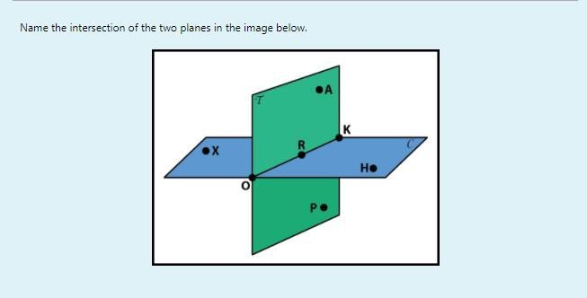 Please help :) Name the intersection of the two planes in the image below.-example-1