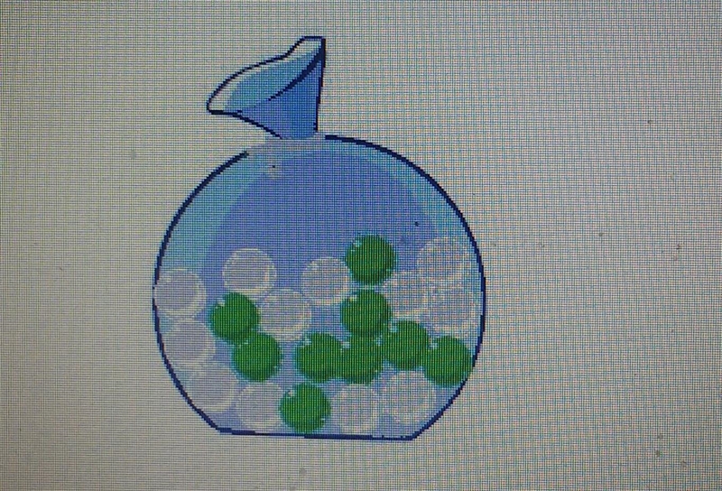 A bag contains 9 green marbles and 12 white marbles. In simplest form, what are the-example-1