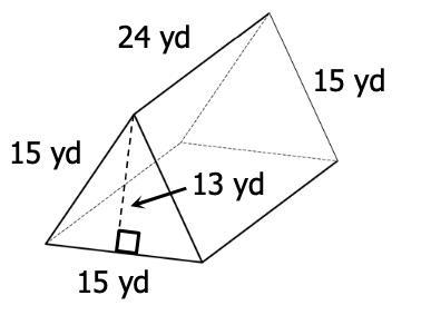 Find the surface area of the triangular prism. *-example-1