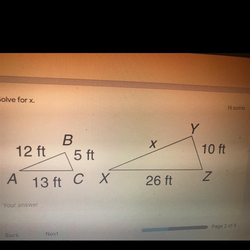 What is the answer to x?-example-1