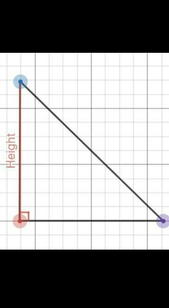 Here is a triangle with the height on the side of the triangle. Use the formula: (1/2)*(Base-example-1