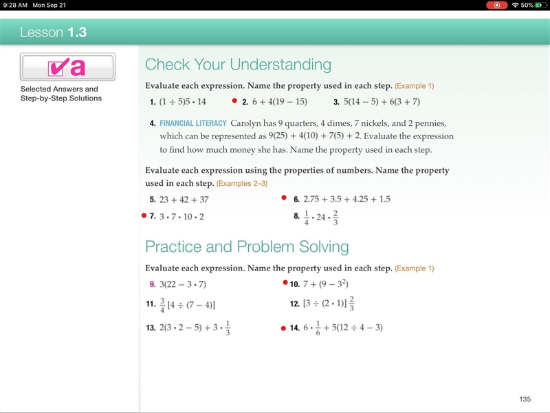 Help with the ones marked in red.-example-1