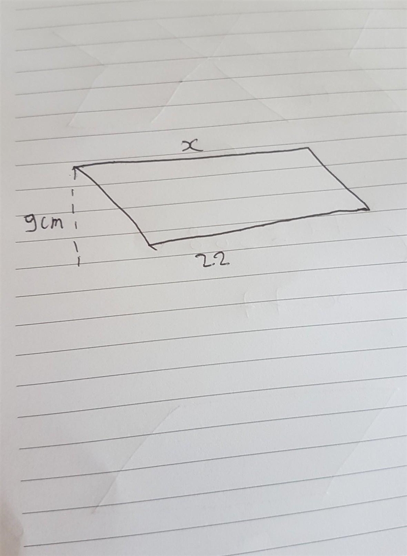 Parallelogram missing find x​-example-1