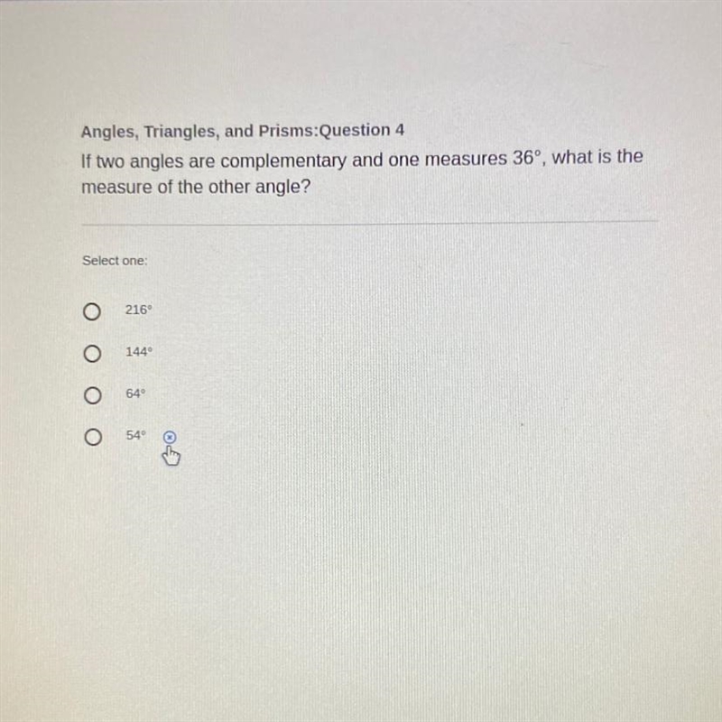 What is the measure of the other angle?-example-1