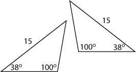 Which congruence postulate or theorem shows that the triangles below are congruent-example-1