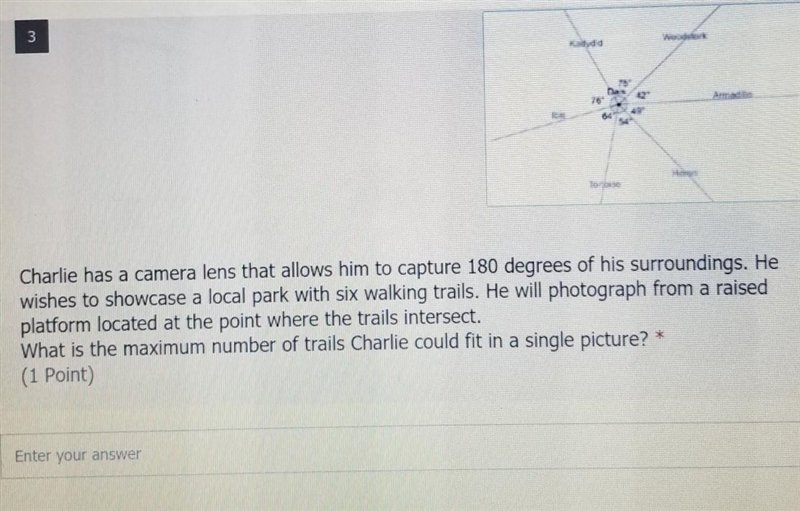 What is the maximun number of trails Charlie could fit in a single picture?​-example-1