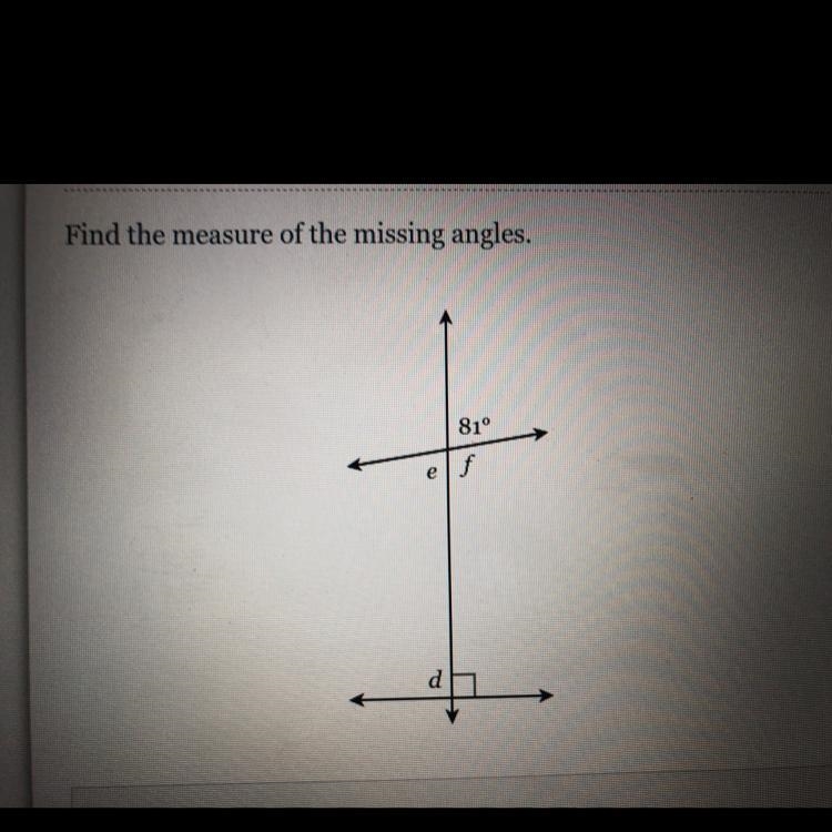 Find the measure of the missing angles,-example-1