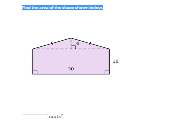 Find the area of the shape shown below. OH MY GOODNESS, THIS HAS BEEN UP FOR 35 MINUTES-example-1