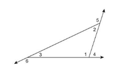 What is the m∠2 if m∠4 = 81° and m∠3 = 40°? a. 40° b. 59° c. 41° d. 60°-example-1