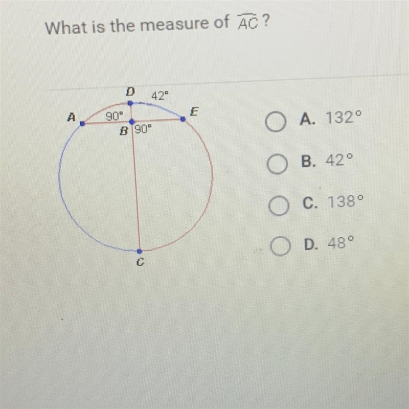 What is the measure of AC?-example-1