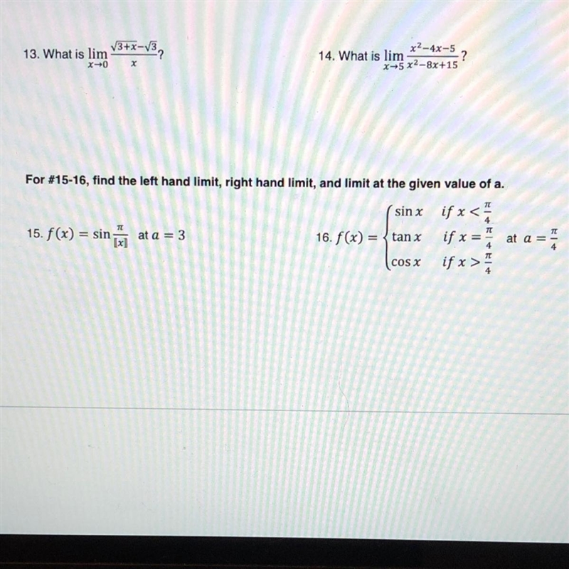 I’m mainly looking for help with #15 for this one please-example-1