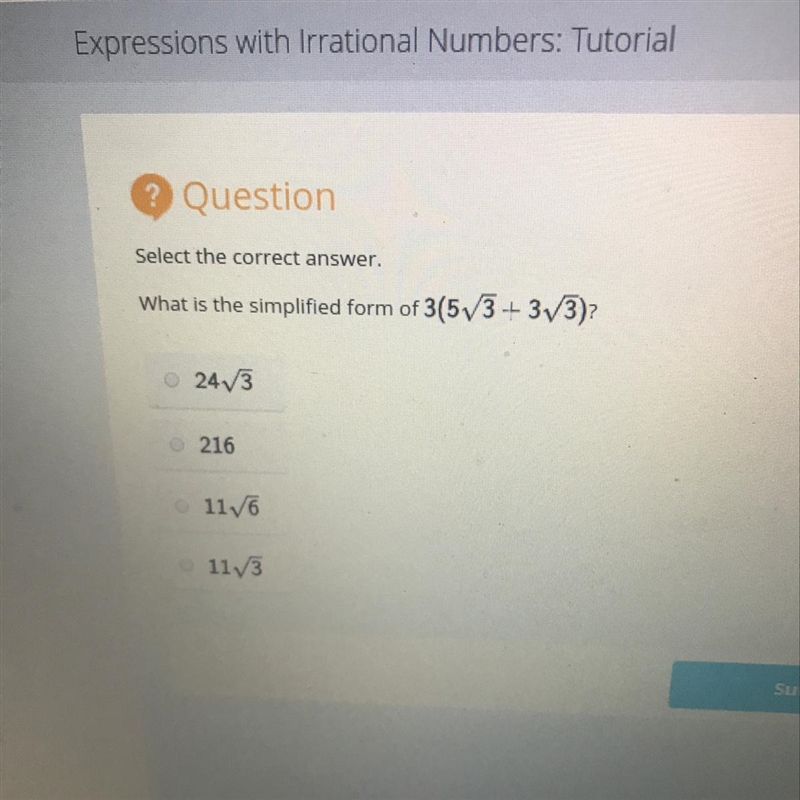 What is the simplified form of...-example-1