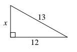 Find x, the third side of the triangle.-example-1