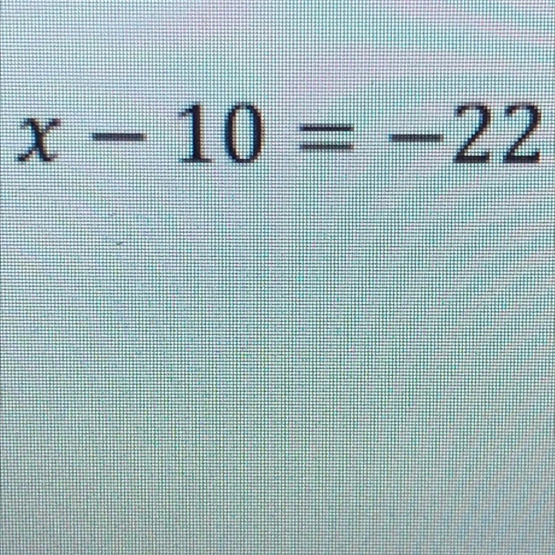 Solve the following 1-step equation for x-example-1