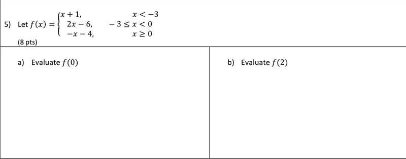 Evaluate the function-example-1