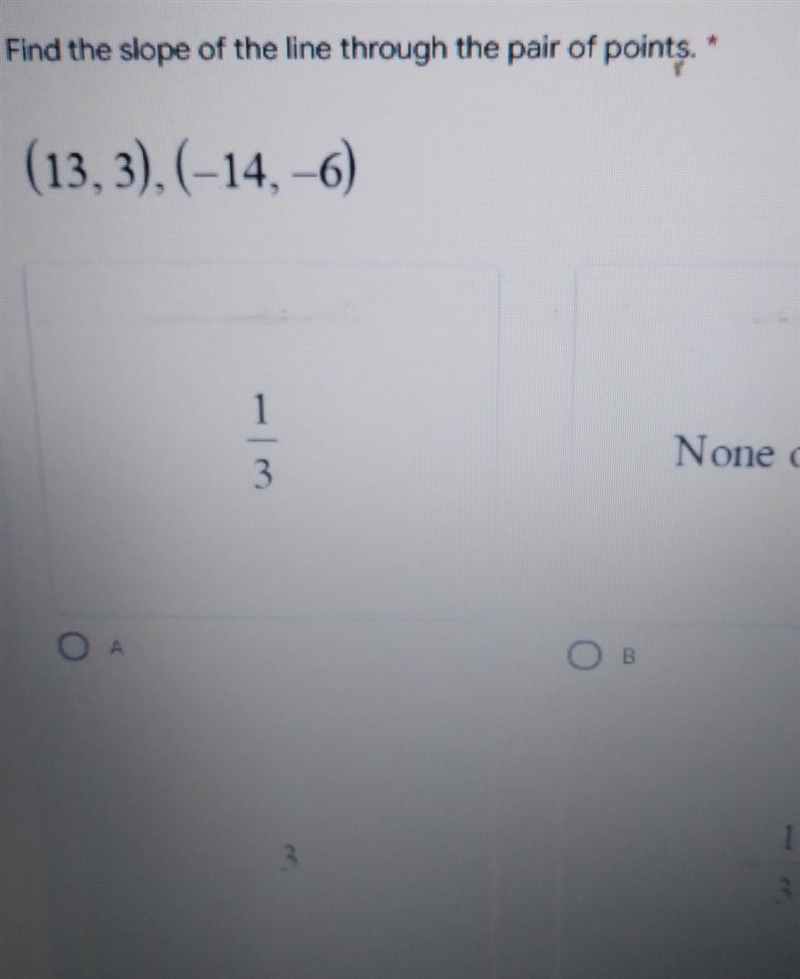 Can you help find the slope​-example-1