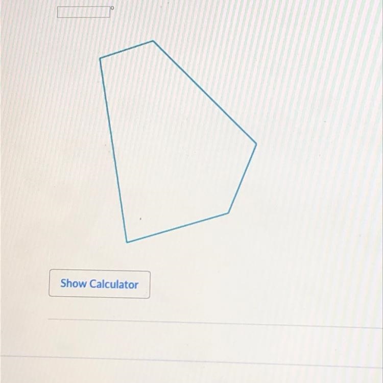 What is the sum of the interior angles of the polygon shown below?-example-1