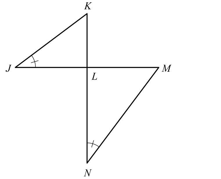 If JK = 28, JL = 20, KL = 13, and ML = 22, calculate NL. Image not set to scale.-example-1