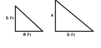 The figures are similar. Find the missing length. Round to the nearest thousandth-example-1