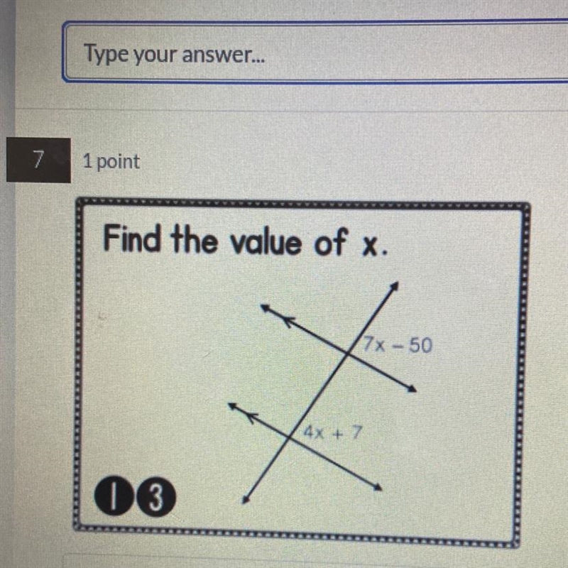 I need to find the value of X if someone could help that’ll be great! Thank you-example-1