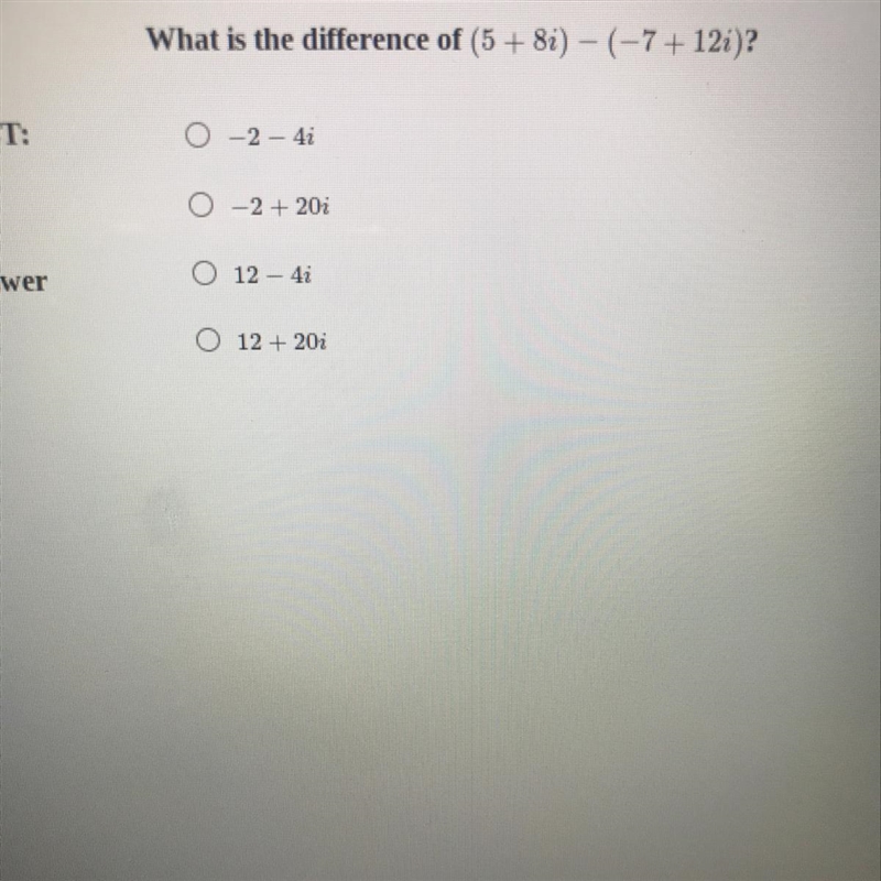 Hurry pls I need to fine the difference of the equation-example-1