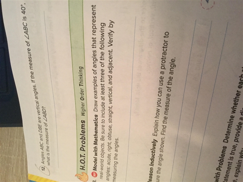 Help I know nothing about angles.. number 12 only-example-1