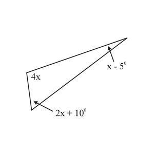 PLEASE HURRY use the relationships between the angles to find the value of x.-example-1