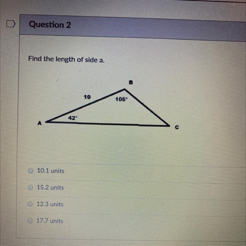 Find the length of side b I need help plss-example-1