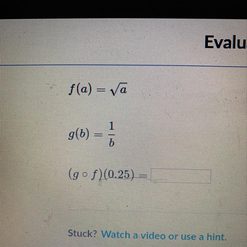 Evaluate composite functions-example-1