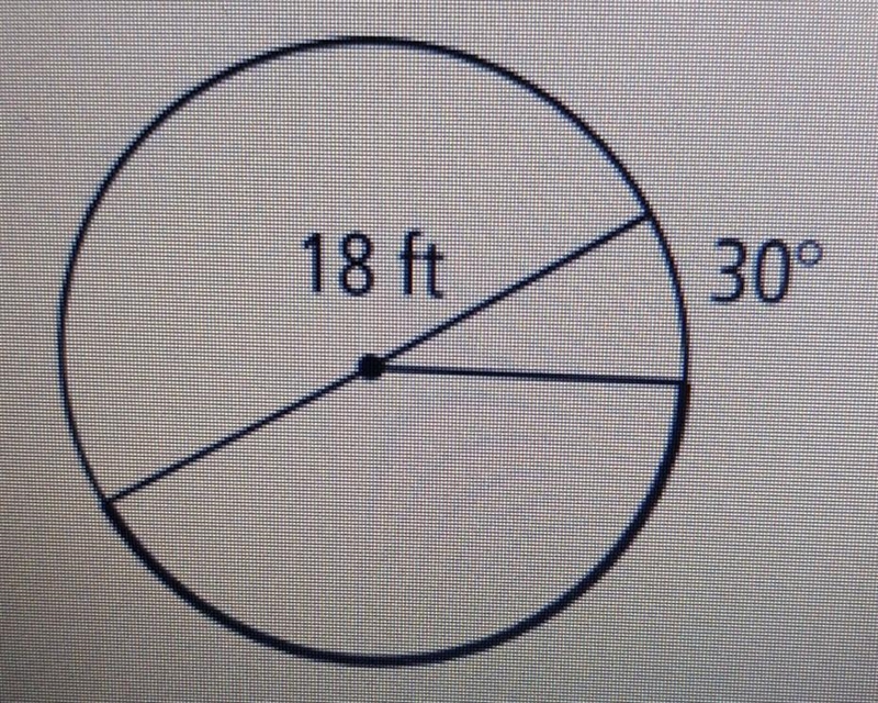 Find the length of the darkened arc. Leave your answer in terms of pi.​-example-1