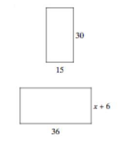 The polygons in the given image are similar. Solve for x. A) 10 B) 6 C) 12 D) 11-example-1