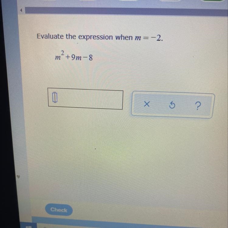 Evaluate the expression when m = -2-example-1