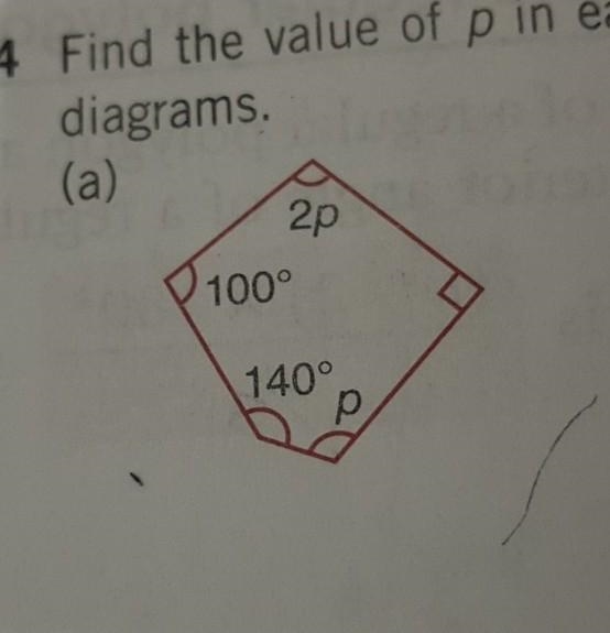 Please help me to find value P ​-example-1