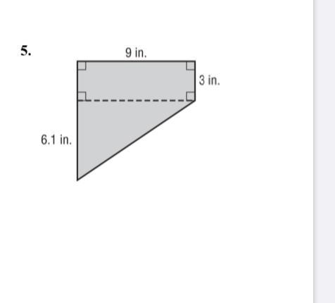 Find the area round to the nearest tenth if necessary-example-1