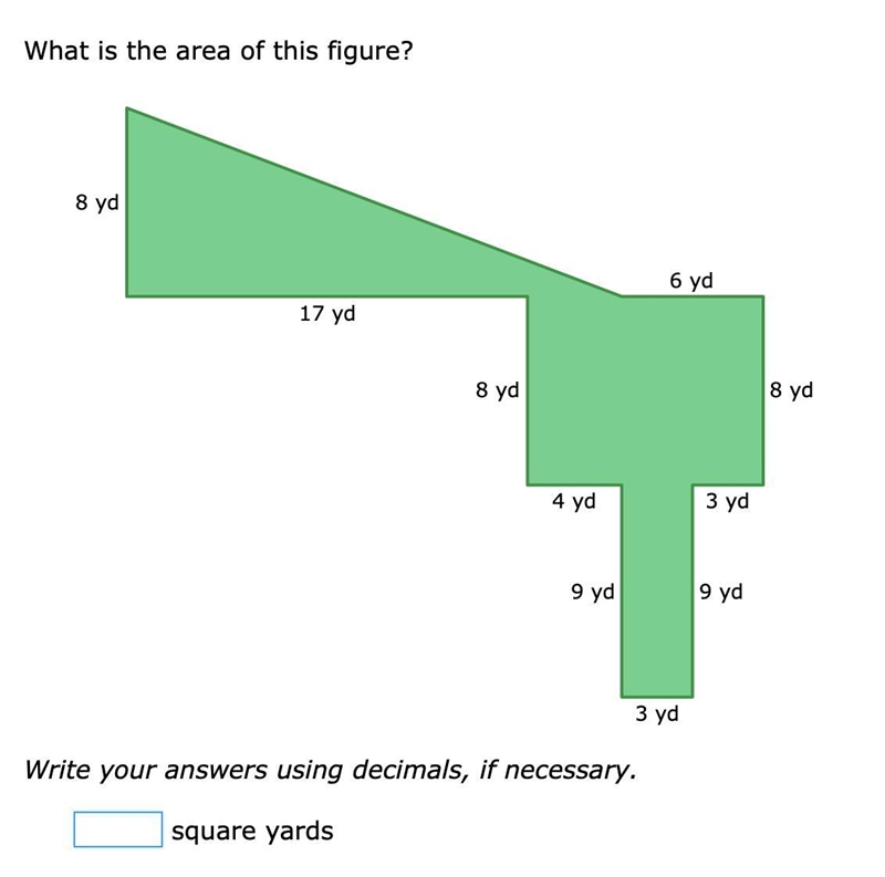 What is the area for this figure? pls help asap pls I appreciate it!-example-1