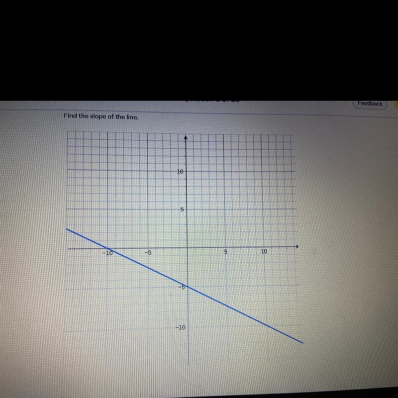 Find the slope of the line. Help?-example-1