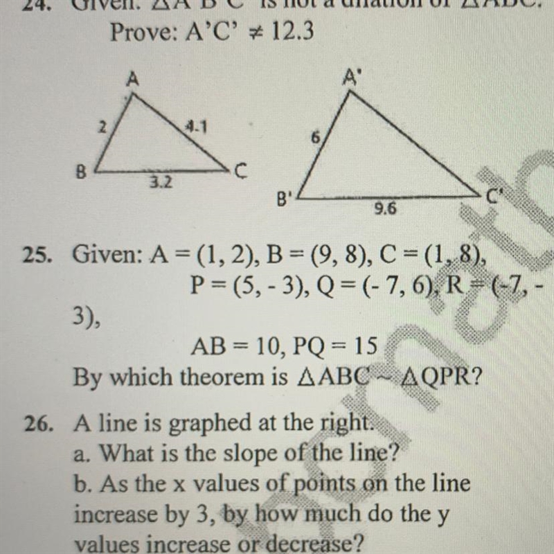 Could anyone help me with number 25 THANK YOU!!!-example-1